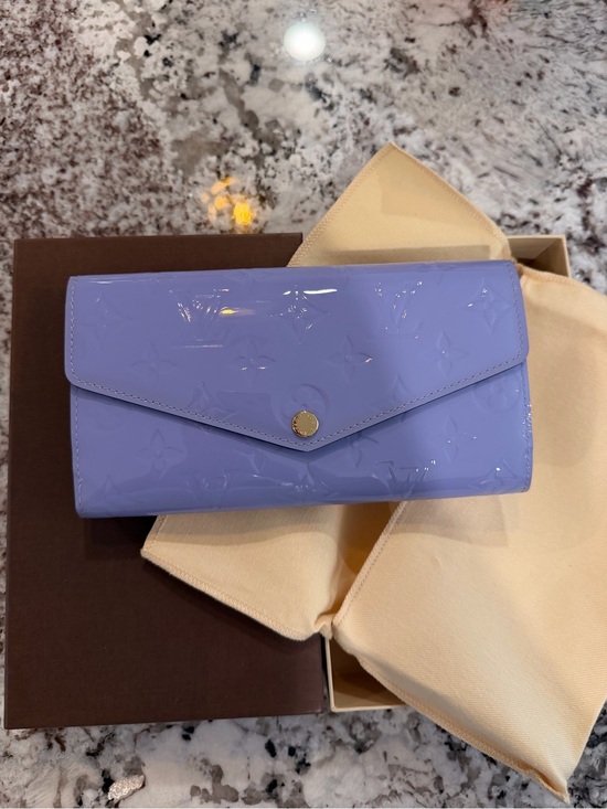 Louis Vuitton Handbags - NWT Louis Vuitton Vernis Lilac Patent Leather Envelope Wallet with Monogram
